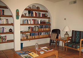 The retreat house library